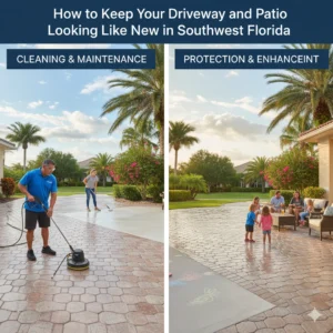 driveway and patio cleaning Southwest Florida