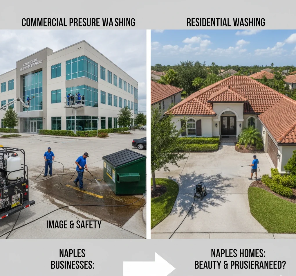 commercial pressure washing Naples FL