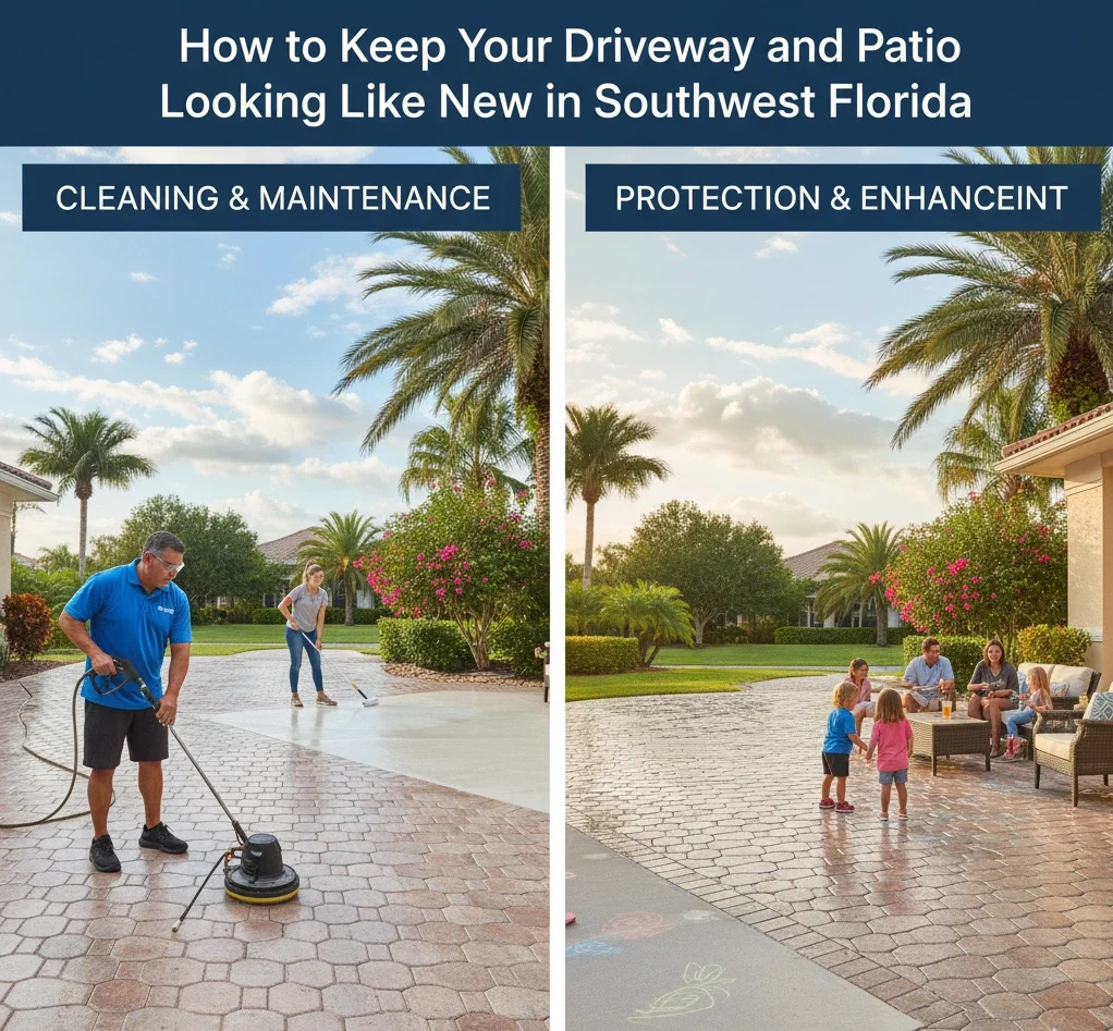 driveway and patio cleaning Southwest Florida