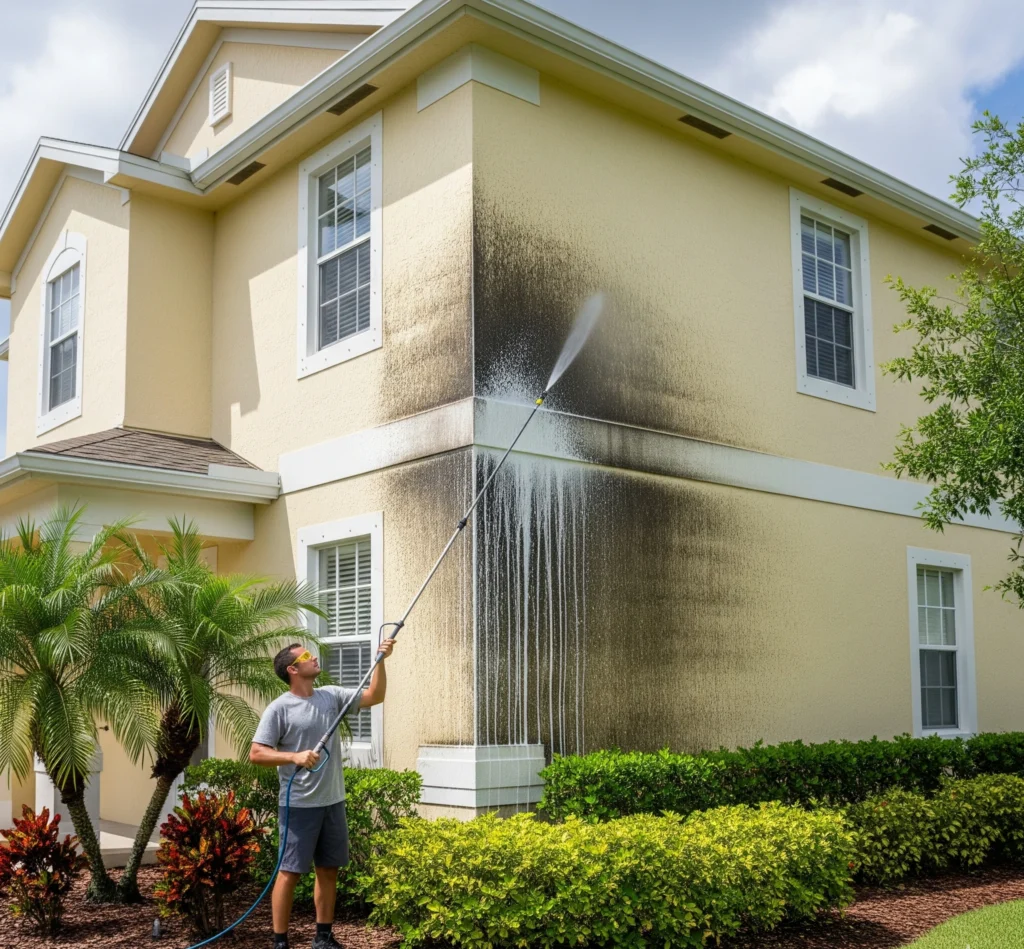 roof soft washing Naples FL